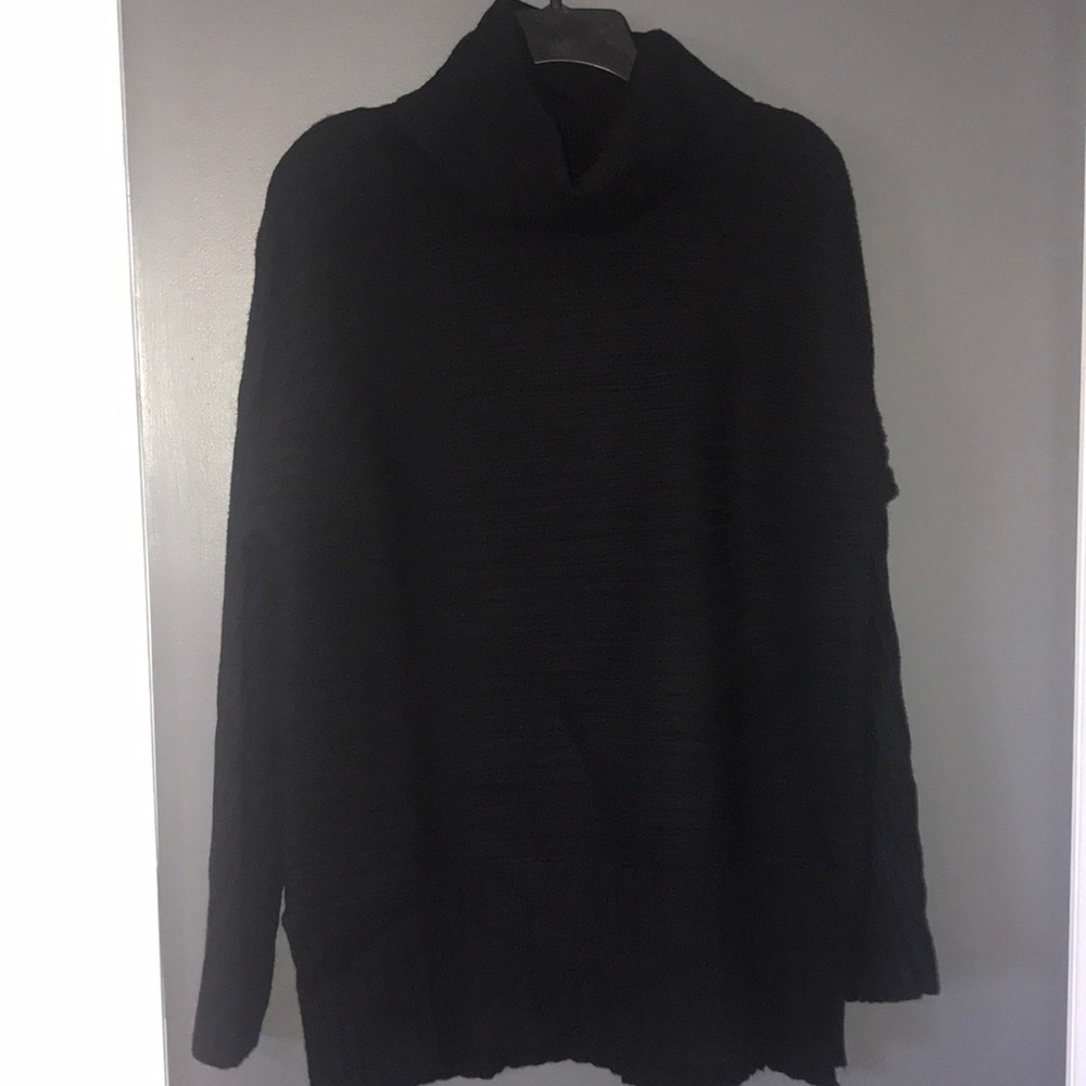 Very Soft Black Turtleneck